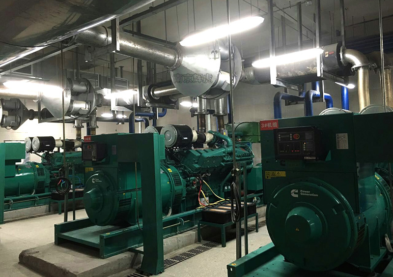 溫州某百貨大樓發(fā)電機組尾氣治理 